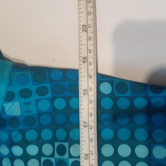 Under Armour Women's Shirt Cold Gear Aqua Blue Top Athletic Workout Large - Picture 7 of 12